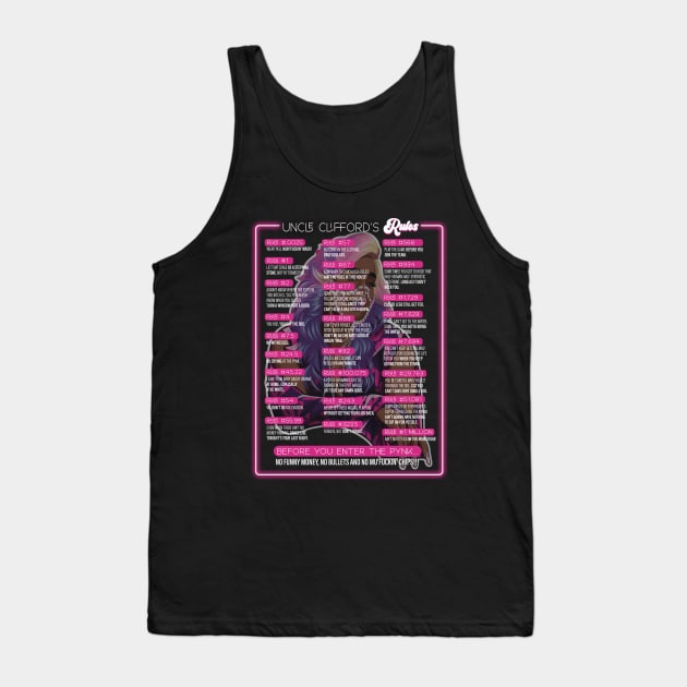 Uncle Clifford's Rules Tank Top by HotPeachezDesignCo